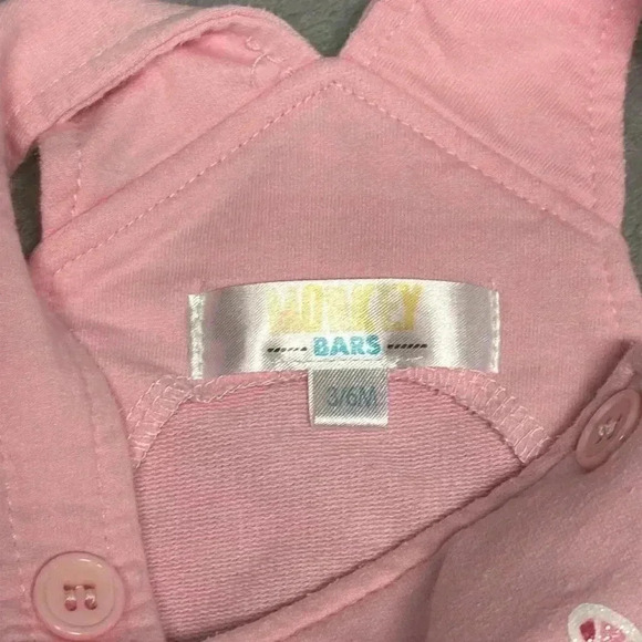 Monkey Bars - Cotton Overalls.  Size 3-6 months - Picture 4 of 4